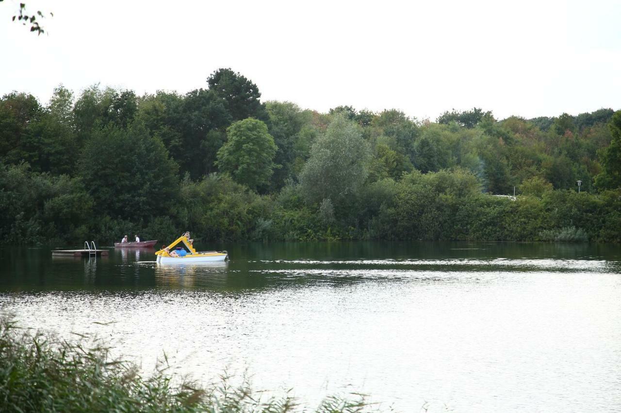 Luxuswohnwagen Am Kransburger See Exteriör bild